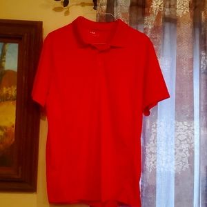 Large Fila Sport Red Polo